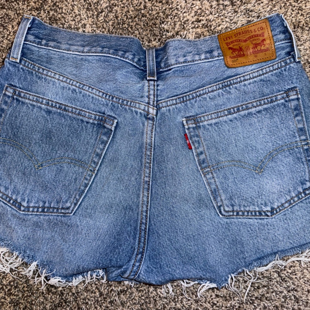 Levi shorts! 501 with studded detail